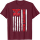 American Flag RN Endoscopy Nurse Gastroenterologist GI T-Shirt - T-Shirt | Maroon