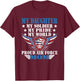 My Daughter Is A Soldier Airwoman Proud Air Force Mom Gift T-Shirt - T-Shirt | Maroon