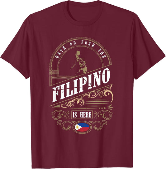 Islands of Felipe Philippines Maharlika Filipino T-Shirt - T-Shirt | Maroon