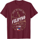 Islands of Felipe Philippines Maharlika Filipino T-Shirt - T-Shirt | Maroon
