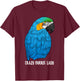 Crazy Parrot Lady Blue and Yellow Macaw Parrot Ara Ararauna T-Shirt - T-Shirt | Maroon