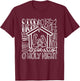 O' Holy Night Shirt | Nativity Shirt | Christmas Shirt T-Shirt - T-Shirt | Maroon