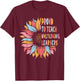 Proud To Teach Multilingual Learners T-Shirt - T-Shirt | Maroon
