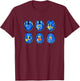 Brain Scan MRI Images of Human Brain T-Shirt - T-Shirt | Maroon