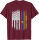 USA Ecuador Flag Ecuadorian American People Heritage Roots T-Shirt - T-Shirt | Maroon