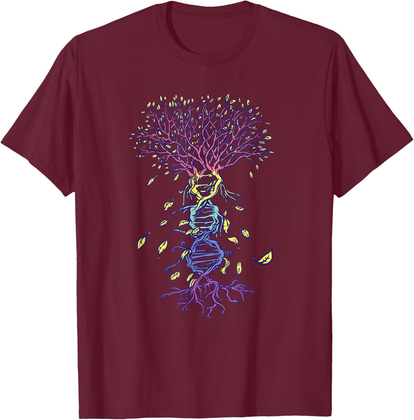 Tree Genetics Plant T-Shirt - T-Shirt | Maroon
