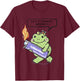 Let’s Commit Arson Frog T-Shirt - T-Shirt | Maroon