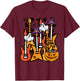 Halloween Rocker Guitars Rock Costume Men Boys Kids Youth T-Shirt - T-Shirt | Maroon