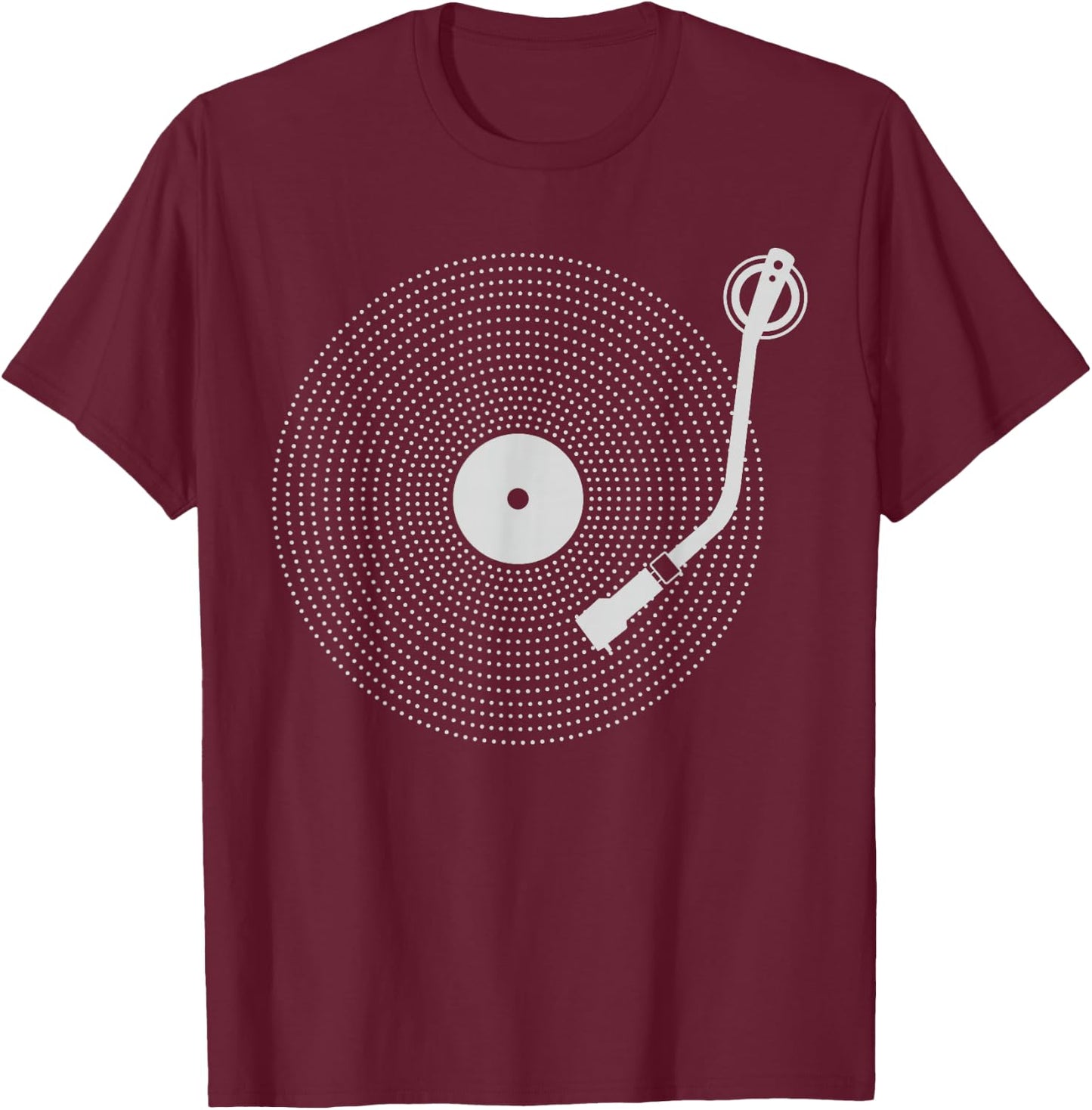 Simple Classic Vinyl T-Shirt - T-Shirt | Maroon