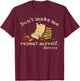 Dont Make Me Repeat Myself History | Funny History Teacher T-Shirt - T-Shirt | Maroon