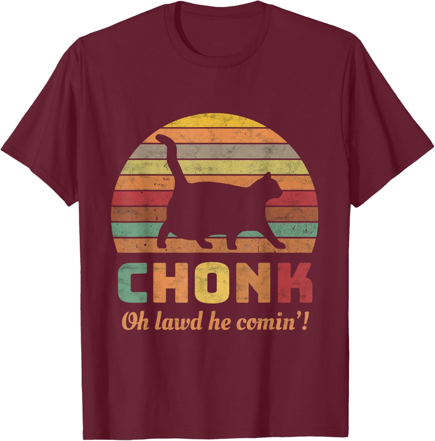 Chonk Scale Cat Meme Chonk Cat Women T-Shirt - T-Shirt | Maroon