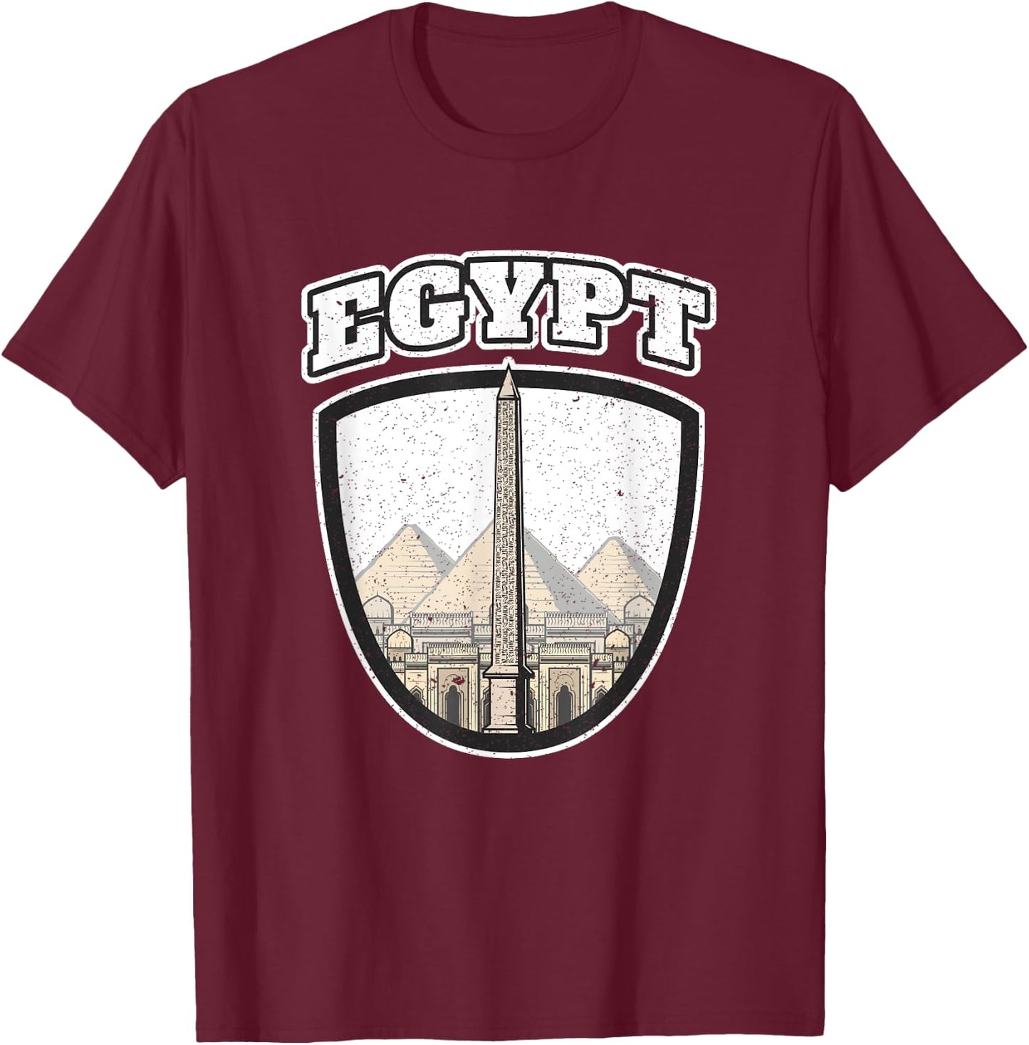 Cairo Egypt Pyramids Gift Egypt T-Shirt - T-Shirt | Maroon