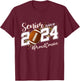 Proud Cousin Of A 2024 Senior Football Graduate Class 2024 T-Shirt - T-Shirt | Maroon
