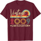 Vintage 2009 16th Birthday Gift 16 Years Old Limited Edition T-Shirt - T-Shirt | Maroon