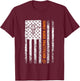 Family Nurse Practitioner Flag FNP Nursing Graduator T-Shirt - T-Shirt | Maroon
