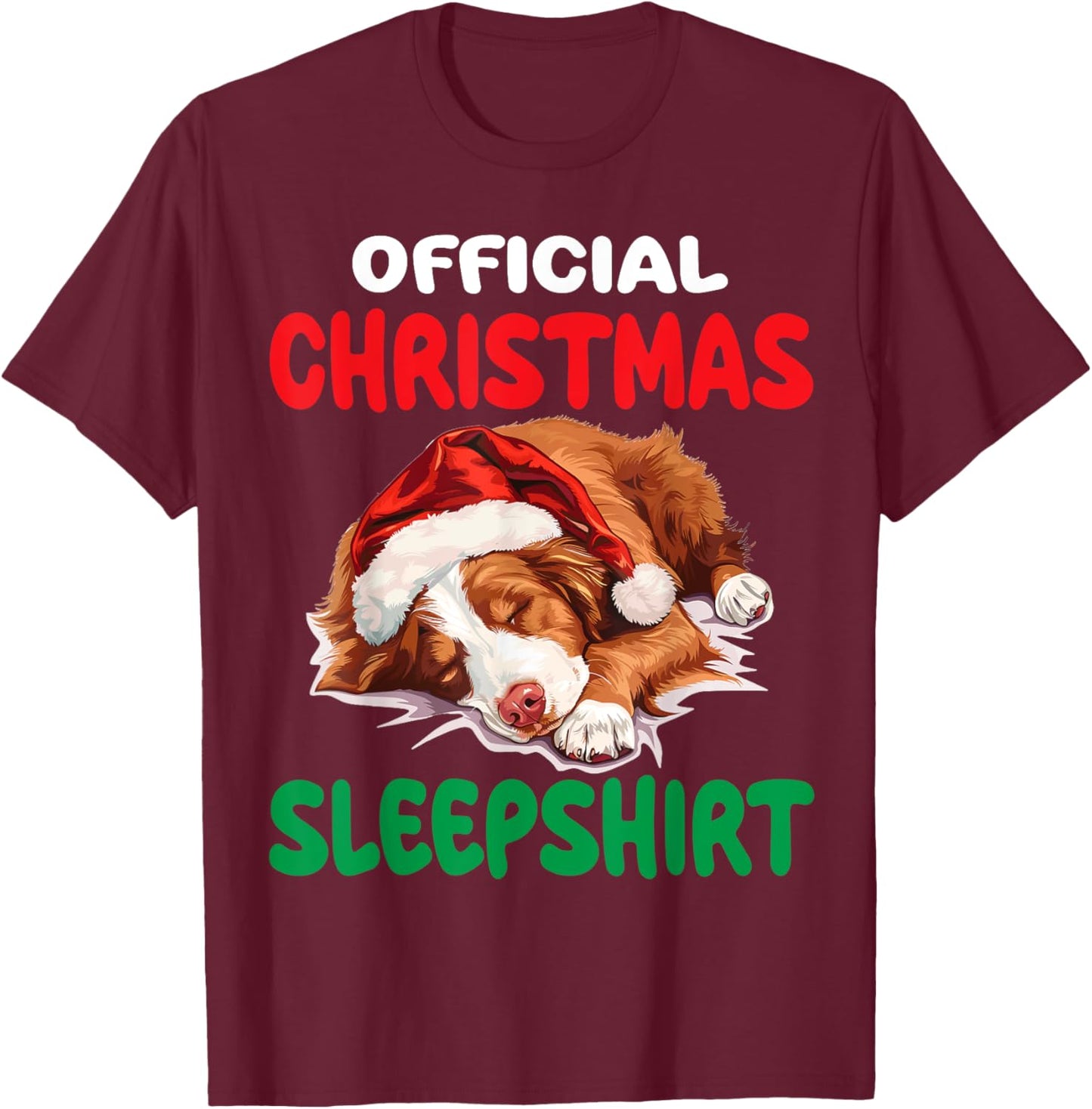 Cute Nova Scotia Duck Tolling Retriever Dog Official Women Kids T-Shirt - T-Shirt | Maroon