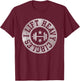 Weightlifting I lift heavy circles Gym Workout powerlifting T-Shirt - T-Shirt | Maroon