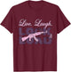 Live Laugh Lock And Load T-Shirt - T-Shirt | Maroon