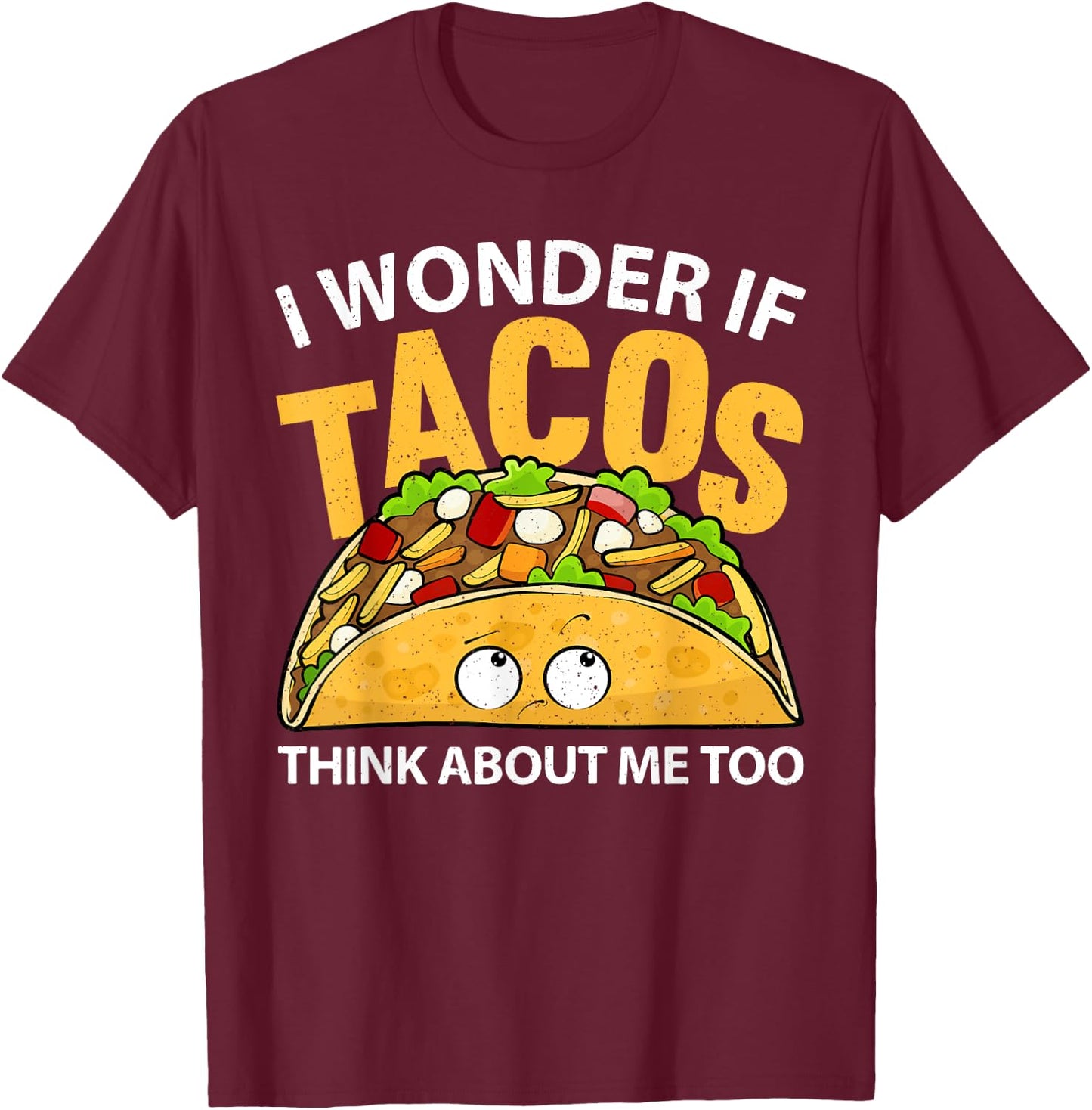 Best Taco Art Women Cinco De Mayo Mexican Taco Lover T-Shirt - T-Shirt | Maroon