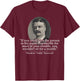 Theodore Teddy Roosevelt Speech Quote History Art Item T-Shirt - T-Shirt | Maroon