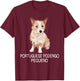 Portuguese Podengo Pequeno Crazy Dog Lover Men Women T-Shirt - T-Shirt | Maroon