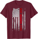 Best Grampie Ever American USA flag Father’s day gift G-Dad T-Shirt - T-Shirt | Maroon