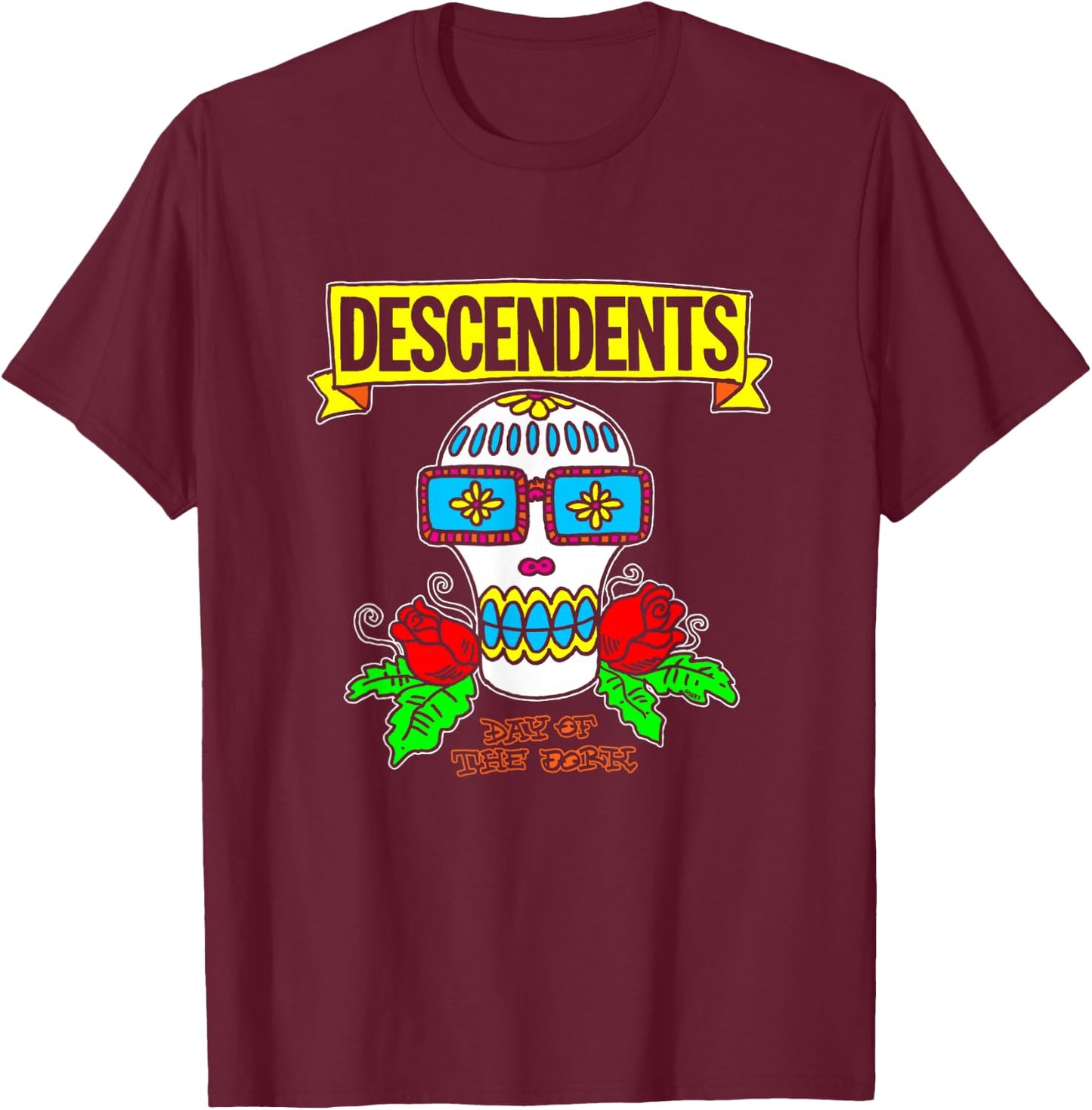 Descendents - Official Merchandise - Day of The Dork Small T-Shirt - T-Shirt | Maroon
