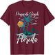 Family Vacation Retro Sunset Florida Pensacola Beach T-Shirt - T-Shirt | Maroon