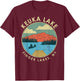 Finger Lakes NY New York Keuka Lake T-Shirt - T-Shirt | Maroon