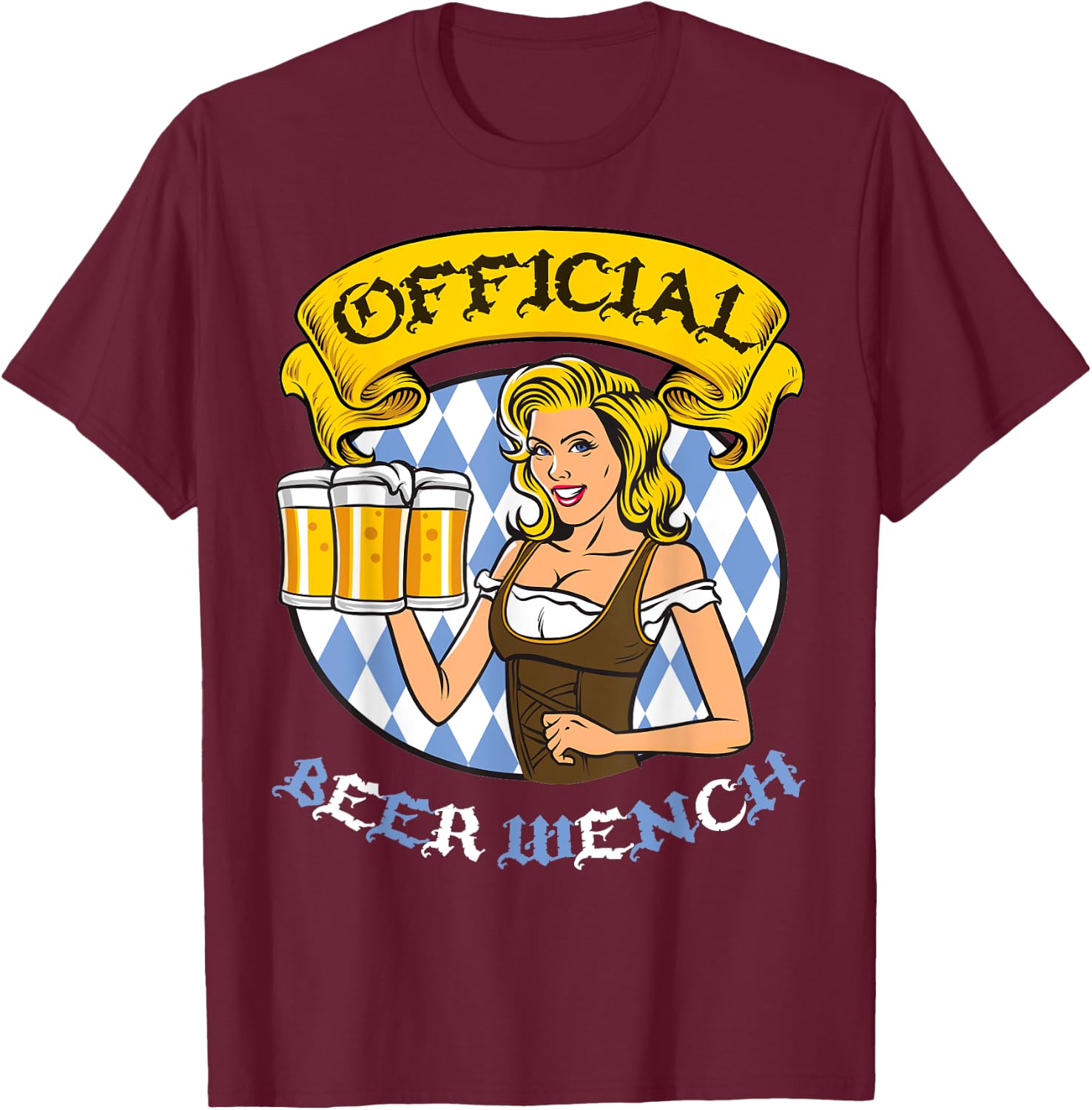 Oktoberfest 2020 Bavarian Munich Beer Festival Gift T-Shirt - T-Shirt | Maroon