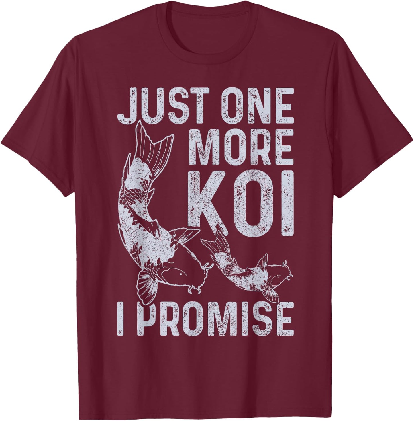 Koi Carp Funny - Nishikigoi Japan Pond Japanese Fish Gift T-Shirt - T-Shirt | Maroon
