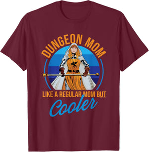 Dungeons & Dragons Mother's Day Dungeon Mom T-Shirt - T-Shirt | Maroon