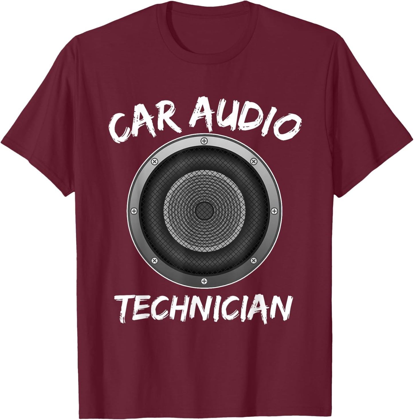 Cool Car Audio Technician Installer Subwoofer Gift T-Shirt - T-Shirt | Maroon
