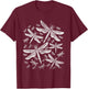 Nature Dragonfly T-Shirt - T-Shirt | Maroon