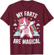 My Farts Are Magical T-Shirt - T-Shirt | Maroon