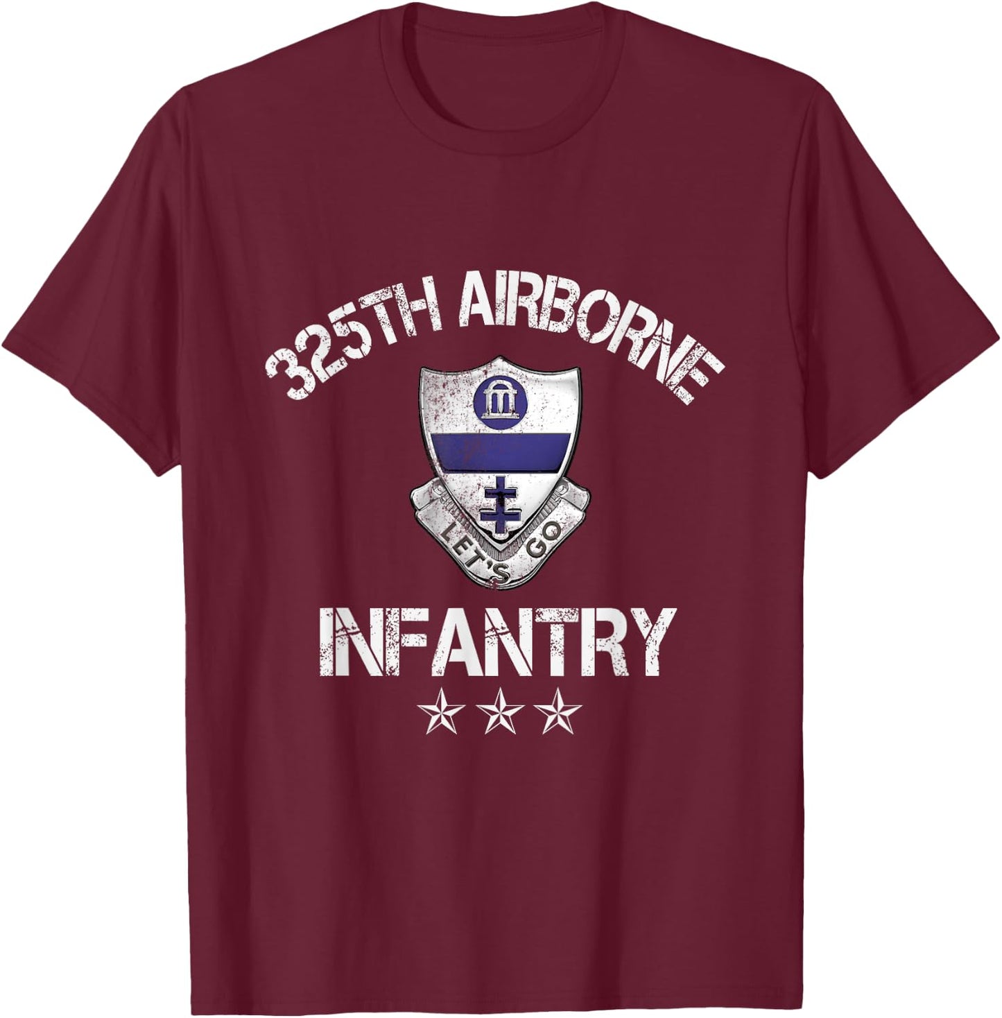325th Airborne Infantry Regiment Veteran Independence Gift T-Shirt - T-Shirt | Maroon
