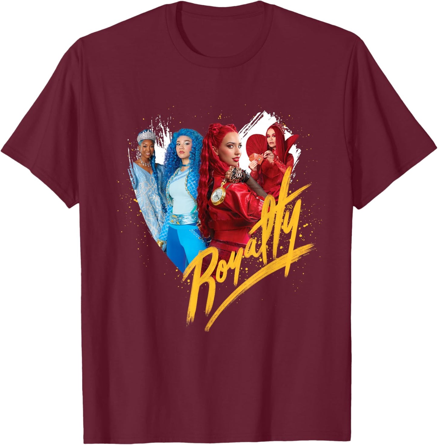 Disney Descendants 4: The Rise of Red Royalty T-Shirt - T-Shirt | Maroon