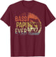 Bass Papi Ever Fishing Gifts Papi Birthday Vintage T-Shirt - T-Shirt | Maroon
