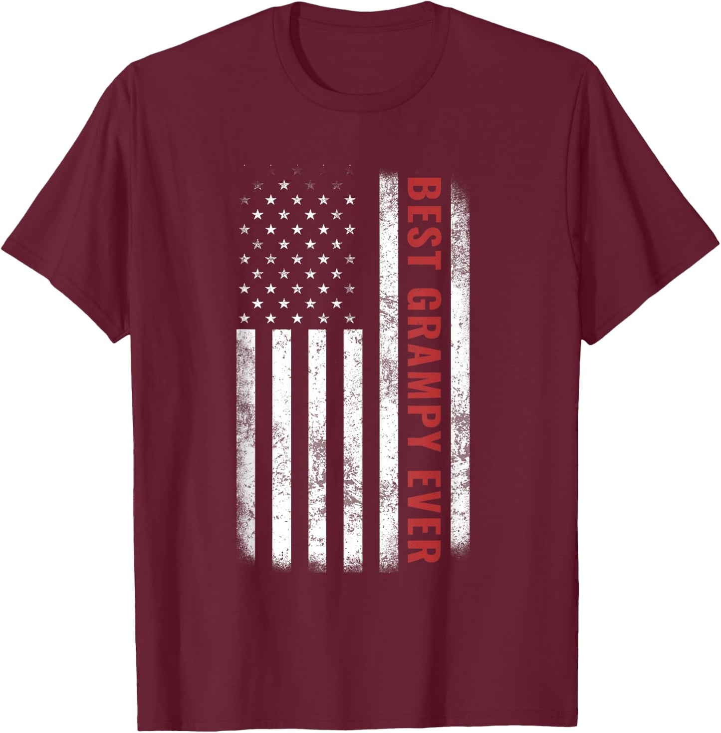 Grampy Gifts Best Grampy Ever Father's Day Gift T-Shirt - T-Shirt | Maroon