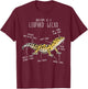 Anatomy of a Leopard Gecko, Funny Pet Reptile Lizard Lover T-Shirt - T-Shirt | Maroon