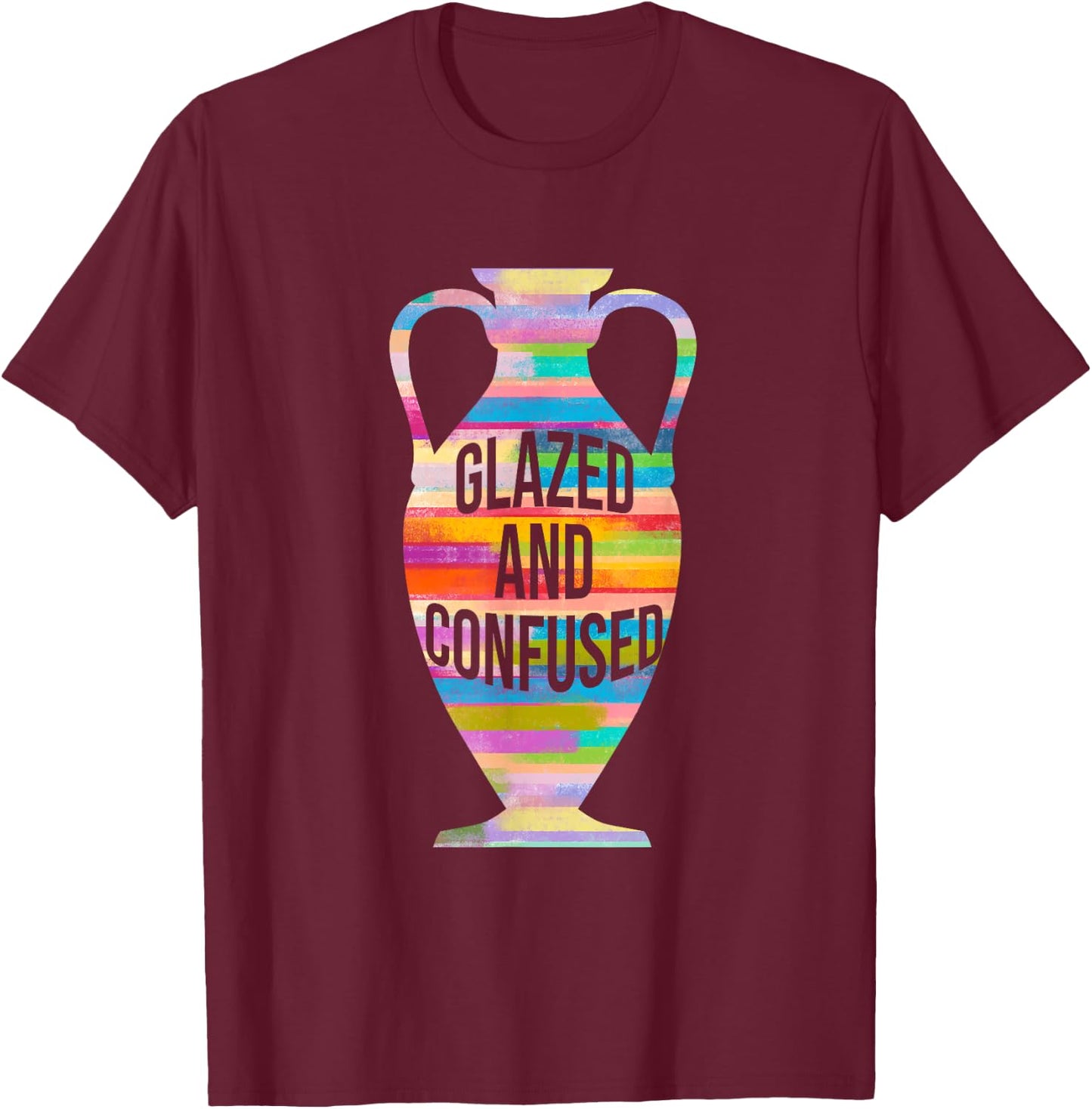 Clay Pottery Handmade Pottery Ceramic Clay Gift T-Shirt - T-Shirt | Maroon