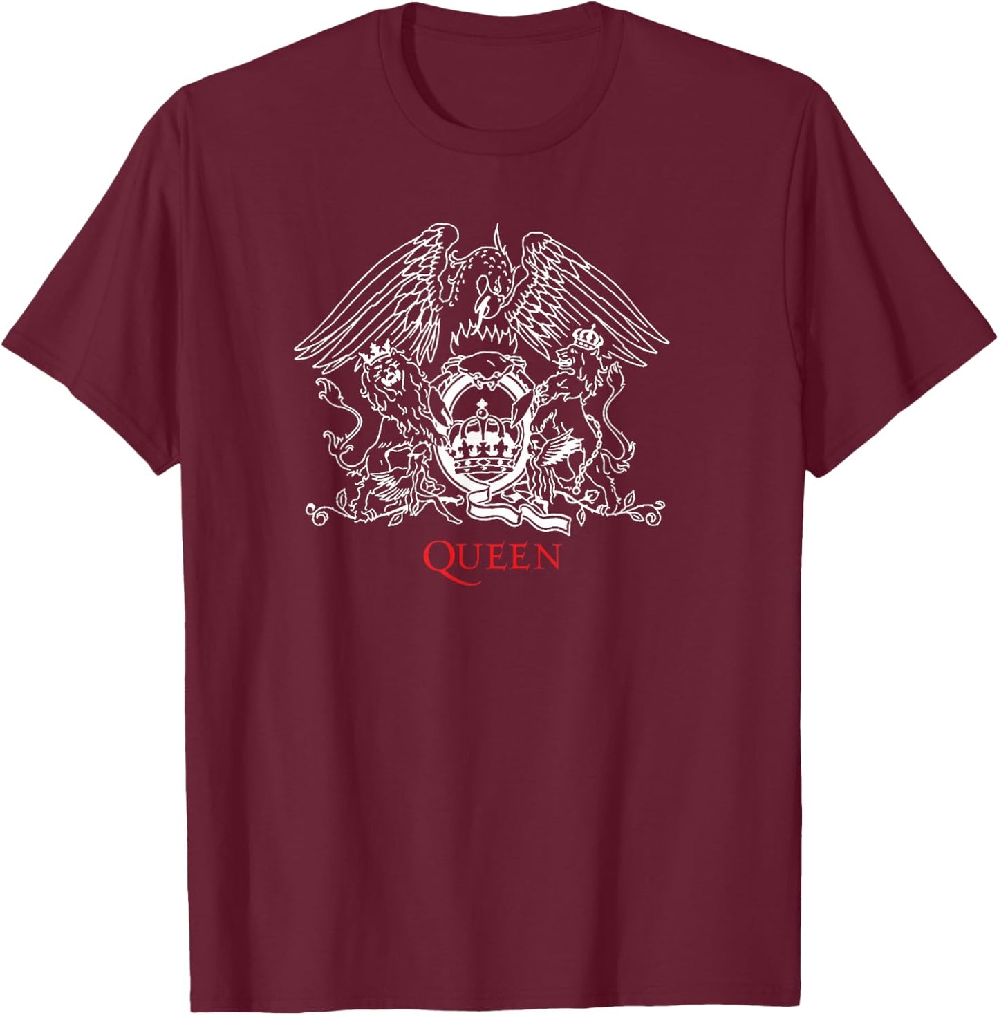 Official Queen Crest T-Shirt - T-Shirt | Maroon