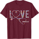 Love Nurse Life Nurse T-Shirt - T-Shirt | Maroon