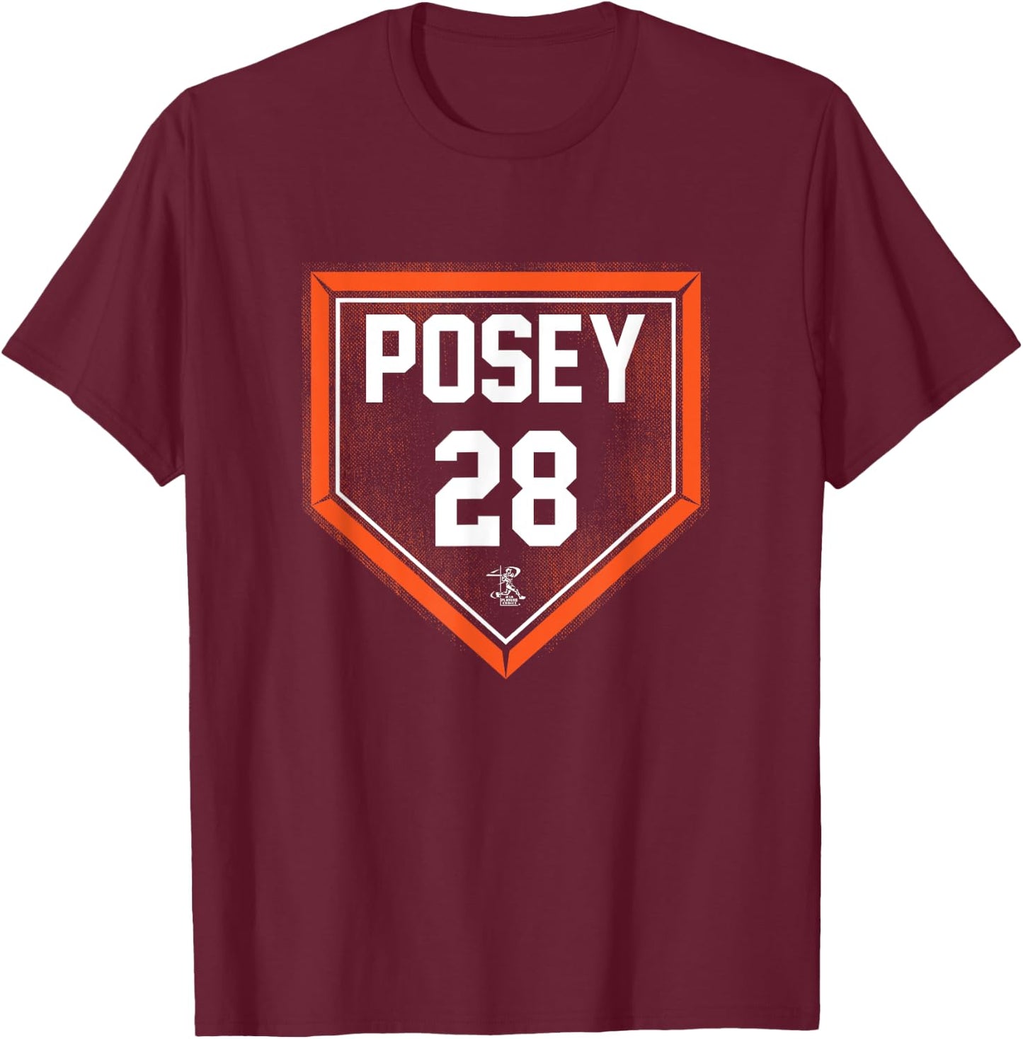Buster Posey Home Plate Gameday T-Shirt - T-Shirt | Maroon