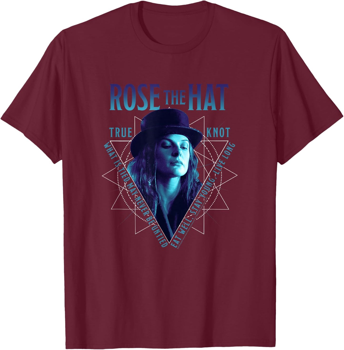 Doctor Sleep Rose The Hat True Knot Triangle T-Shirt - T-Shirt | Maroon