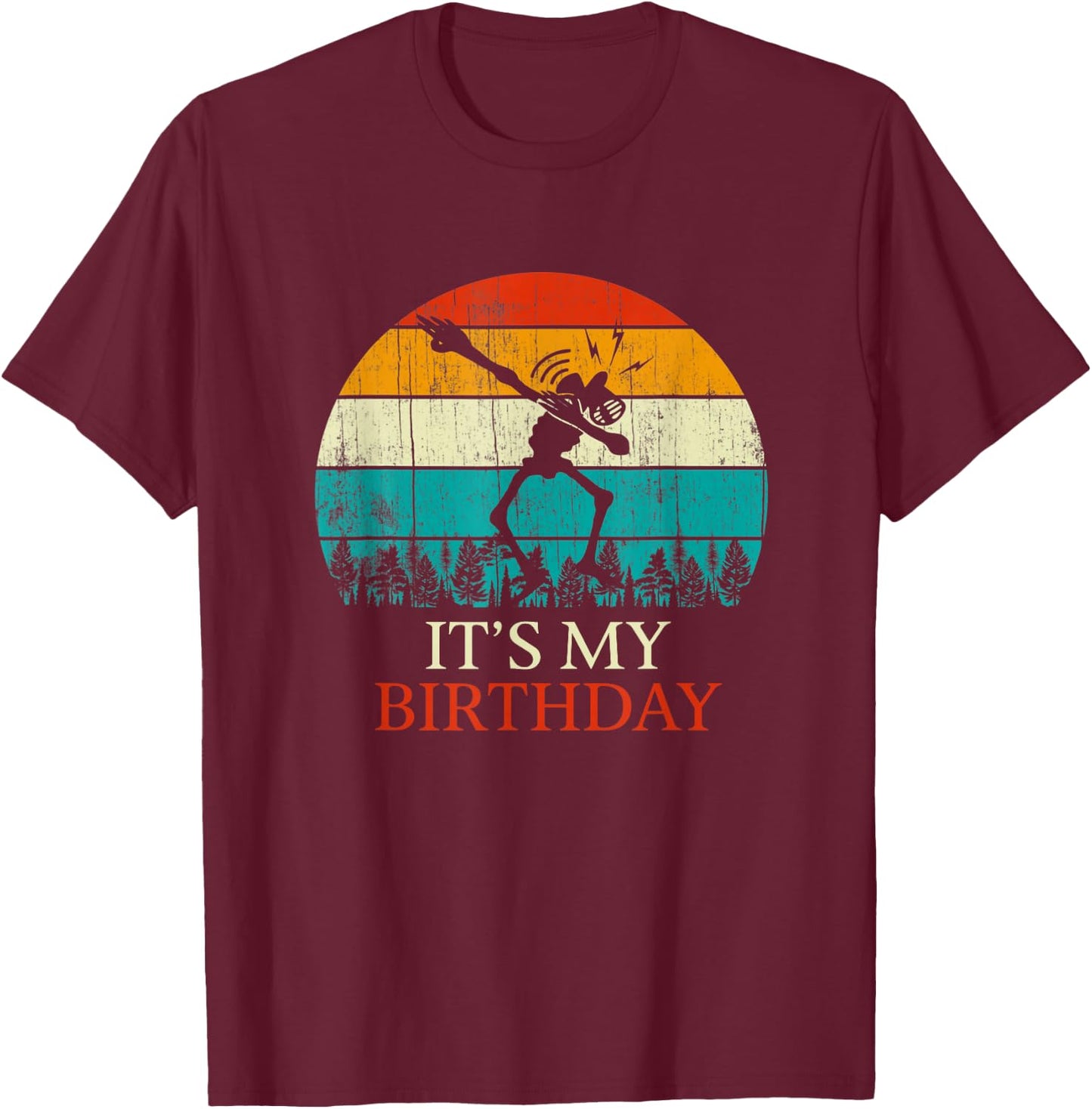Sirenhead Siren Head Creepy Horror, Birthday Gift T-Shirt - T-Shirt | Maroon