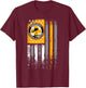 Search and Rescue - Thin Orange Line SAR Emergency Team T-Shirt - T-Shirt | Maroon