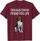 Treeing Walker Coonhound Friend For Life Dog Friendship Men Women T-Shirt - T-Shirt | Maroon