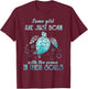 Some girls are just born with the ocean in their souls T-Shirt - T-Shirt | Maroon