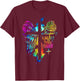 Waymaker Miracle Worker Jesus Christ Wings Religious Quote T-Shirt - T-Shirt | Maroon